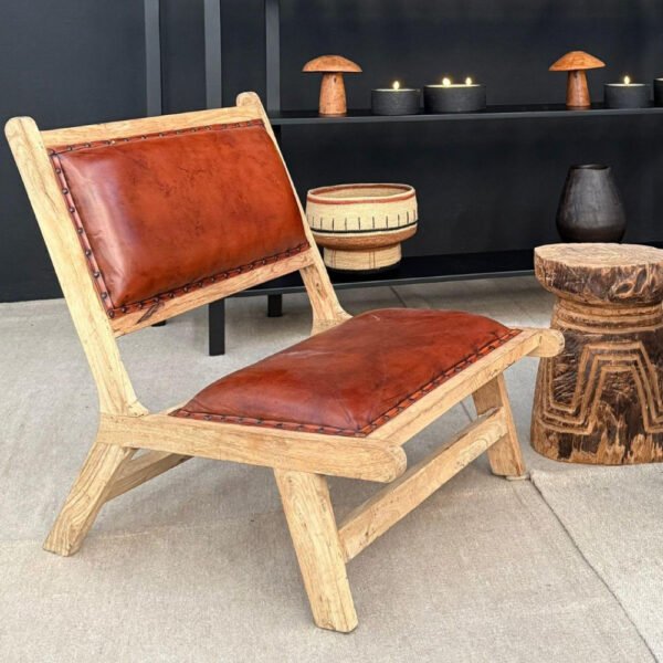 Sillón Indonesia Cuero
